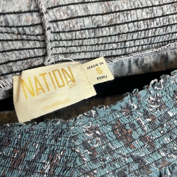 SOLD Nation LTD | Printed Off The Shoulder Top Size Small - Picture 5 of 8